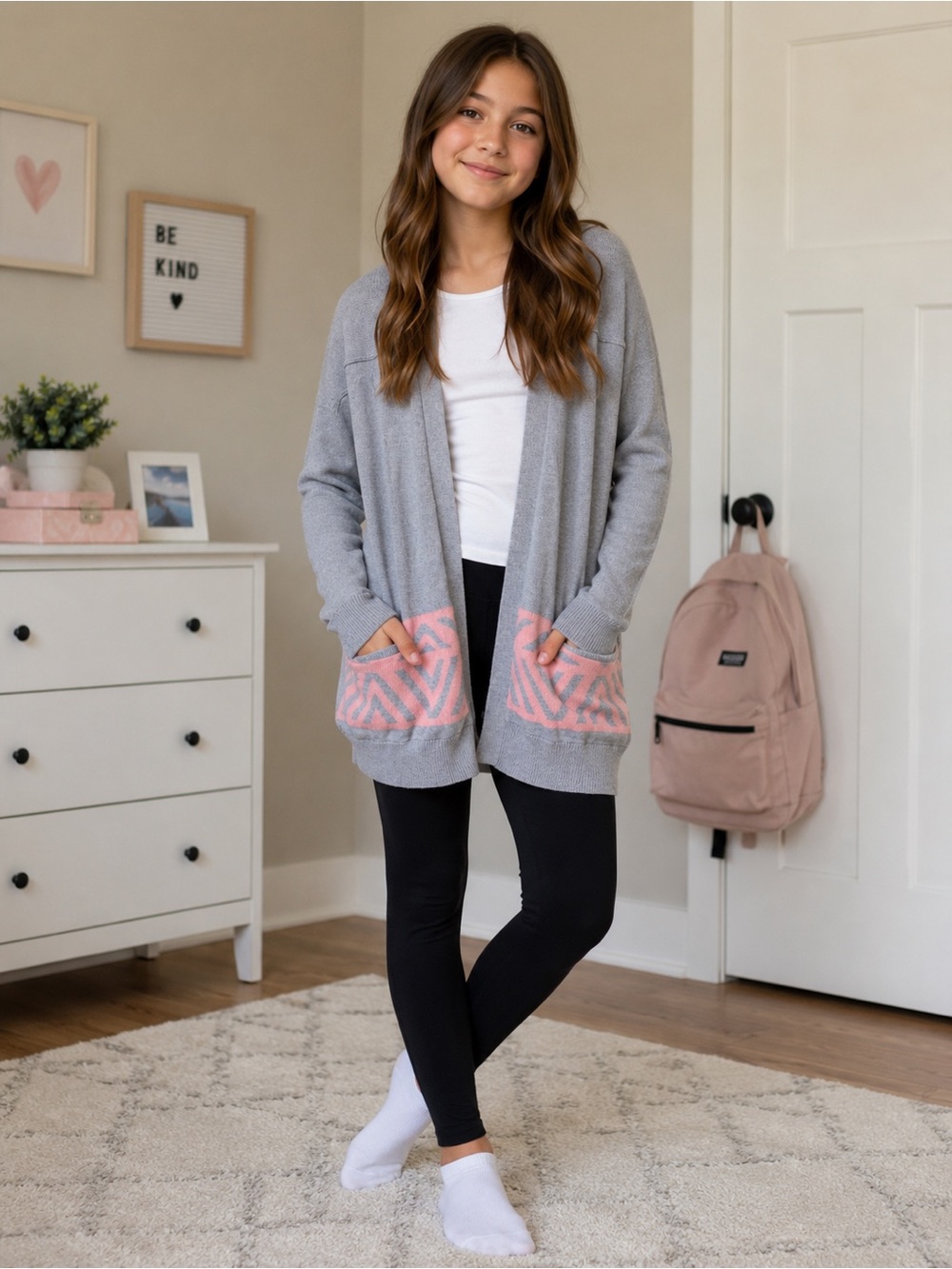 Ivivva Light Gray Knit Sweater